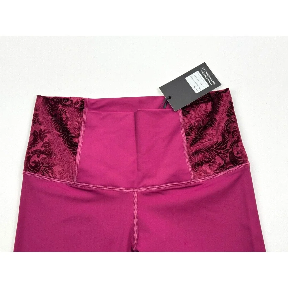 Dance De Paris 2 Pc Valentina Shorts & Crop Top Claret Girl 12 NWT Stretch Nylon